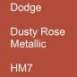 Preview: Dodge, Dusty Rose Metallic, HM7.